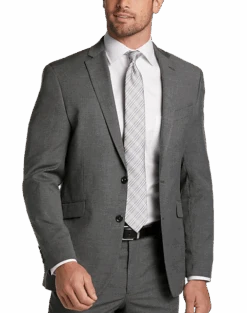 Wilke Rodriguez Slim Fit Suit, Gray Tic
