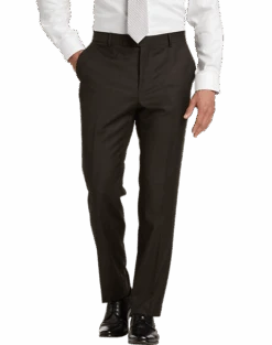 Awearness Kenneth Cole Slim Fit Suit, Brown Plaid 7 Awearness Kenneth Cole Slim Fit Suit, Brown Plaid -Men's Wear House Shop MW40 3X0T 63 AWEARNESS KENNETH COLE BROWN PLAID ALT2