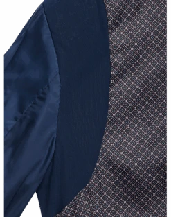 Egara Skinny Fit Suit Separates Coat, Plum Tic 7 Egara Skinny Fit Suit Separates Coat, Plum Tic -Men's Wear House Shop MW40 3X2D 07 EGARA ORANGE PLUM TIC ALT4