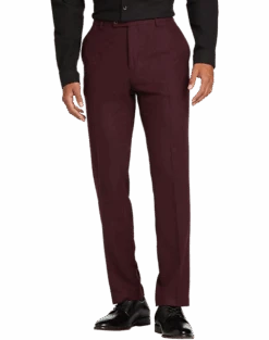 Paisley & Gray Slim Fit Suit Separates Pants, Deep Wine
