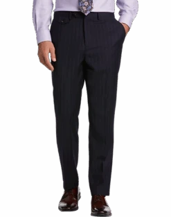 Tayion Classic Fit Suit Separates Pants, Navy Stripe