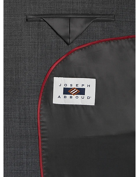 Joseph Abboud Classic Fit Suit Separates Coat, Gray Sharkskin 4 Joseph Abboud Classic Fit Suit Separates Coat, Gray Sharkskin - Image 4