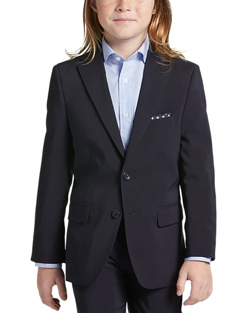 Kenneth Cole Reaction Boy's Suit, Charcoal Gray 1 Kenneth Cole Reaction Boy's Suit, Charcoal Gray