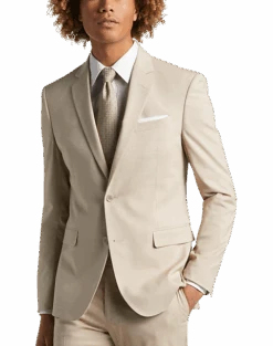 Egara Skinny Fit Notch Lapel Suit Separates Coat, Green