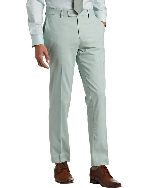 Egara Skinny Fit Suit Separates Pants, Green 1 Egara Skinny Fit Suit Separates Pants, Green