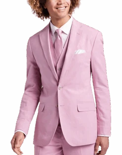 JOE Joseph Abboud Slim Fit Linen Blend Suit Separates Coat, Teal