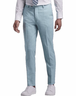JOE Joseph Abboud Slim Fit Linen Blend Suit Separates Pants, Teal