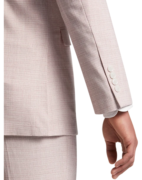 Egara Skinny Fit Suit Separates Coat, Rose Tic 2 Egara Skinny Fit Suit Separates Coat, Rose Tic - Image 2