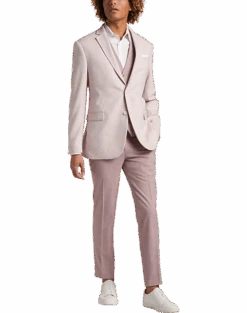 Egara Skinny Fit Suit Separates Coat, Rose Tic 11 Egara Skinny Fit Suit Separates Coat, Rose Tic -Men's Wear House Shop MW40 3XGW 11 EGARA ORANGE ROSE TIC ALT6