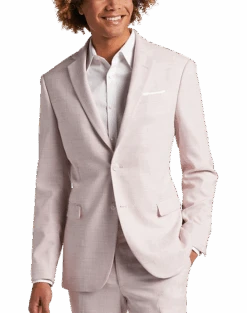 Egara Skinny Fit Suit Separates Coat, Rose Tic