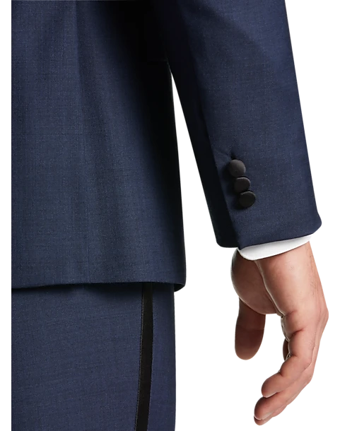 Pronto Uomo Platinum Modern Fit Notch Lapel Suit Separates Tuxedo Jacket, Navy 2 Pronto Uomo Platinum Modern Fit Notch Lapel Suit Separates Tuxedo Jacket, Navy - Image 2