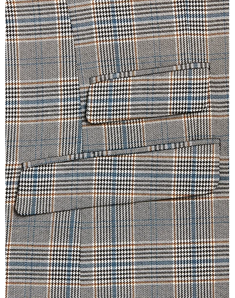 Paisley & Gray Slim Fit Suit Separates Coat, Slate Blue Check 5 Paisley & Gray Slim Fit Suit Separates Coat, Slate Blue Check - Image 5