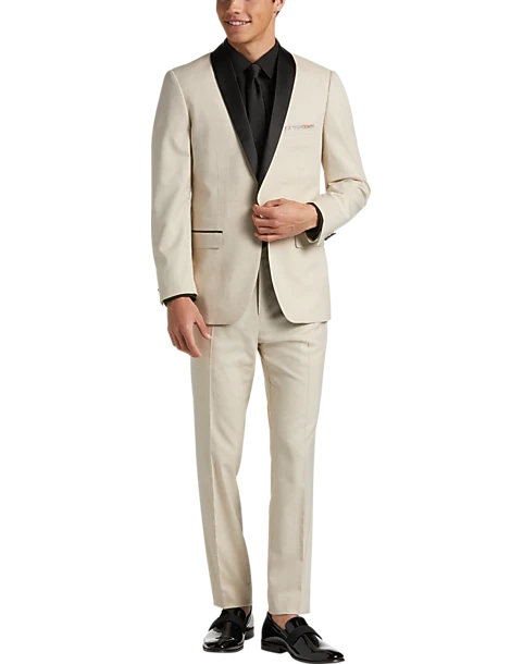 Paisley & Gray Slim Fit Suit Separates Coat, Beige 2 Paisley & Gray Slim Fit Suit Separates Coat, Beige - Image 2