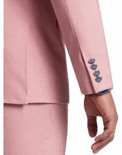 Paisley & Gray Slim Fit Suit Separates Coat, Pink Carnation -Men's Wear House Shop MW40 3XK0 45 PAISLEY GRAY PINK CARNATION ALT2