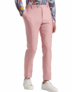 Paisley & Gray Slim Fit Suit Separates Pants, Pink Carnation