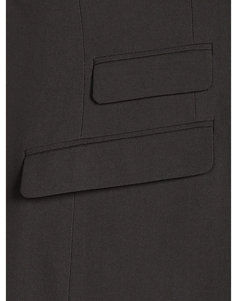 Paisley & Gray Slim Fit Double Breasted Suit Separates, Jet Black 5 Paisley & Gray Slim Fit Double Breasted Suit Separates, Jet Black - Image 5