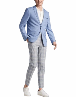 Paisley & Gray Slim Fit Suit Separates Coat, Blue Sharkskin -Men's Wear House Shop MW40 3XKW 56 PAISLEY GRAY BLUE SHARKSKIN ALT5