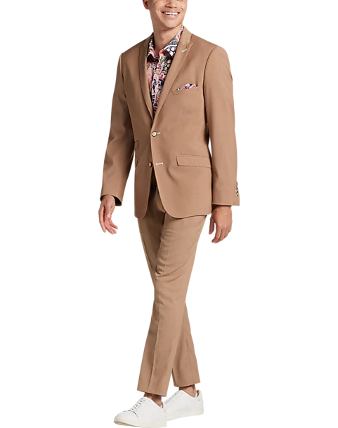 Paisley & Gray Slim Fit Suit Separates Coat, Nutmeg 2 Paisley & Gray Slim Fit Suit Separates Coat, Nutmeg - Image 2