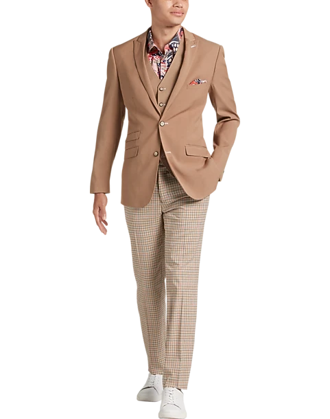 Paisley & Gray Slim Fit Suit Separates Coat, Nutmeg 6 Paisley & Gray Slim Fit Suit Separates Coat, Nutmeg - Image 6