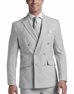 JOE Joseph Abboud Slim Fit Linen Blend Suit Separates Coat, Dusty Blue