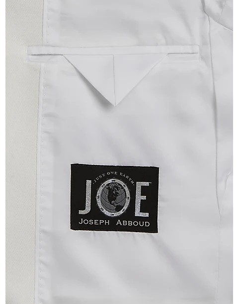 JOE Joseph Abboud Slim Fit Ljinen Blend Suit Separates, White 3 JOE Joseph Abboud Slim Fit Ljinen Blend Suit Separates, White - Image 3