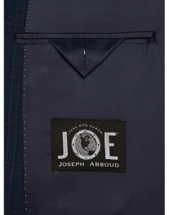 JOE Joseph Abboud Slim Fit Suit Separates, Navy Plaid -Men's Wear House Shop MW40 3XTF 61 JOE JOSEPH ABBOUD NAVY PLAID ALT2