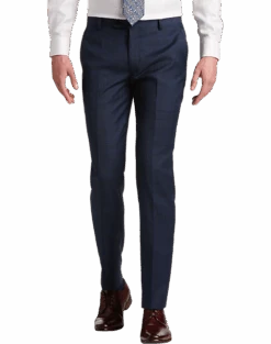 JOE Joseph Abboud Slim Fit Suit Separates Pants, Navy Plaid