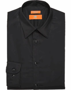 Egara Skinny Fit Dress Shirt, Black