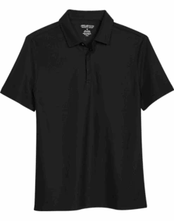 Awearness Kenneth Cole Modern Fit Pique Polo, Black