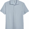 Awearness Kenneth Cole Modern Fit Pique Polo, Light Blue
