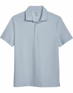 Awearness Kenneth Cole Modern Fit Pique Polo, Light Blue
