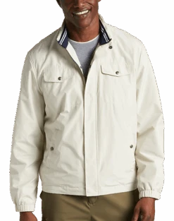 Con.Struct Modern Fit Hybrid Jacket, Off White
