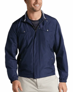Con.Struct Modern Fit Hybrid Jacket, Navy