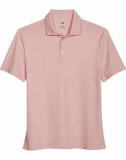 Joseph Abboud Modern Fit Luxe Cotton Polo, Light Pink