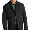 Paisley & Gray Slim Fit Casual Jacket, Black