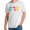 The Phluid Project Classic Fit Proud Parent Graphic Crew, White