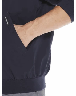 Weatherproof Modern Fit Golf Jacket, Black -Men's Wear House Shop MW40 71FJ 01 AWEARNESS KENNETH COLE NAVY SOLID ALT3