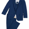 Peanut Butter Collection Slim Fit Toddlers Tuxedo, Cobalt Blue